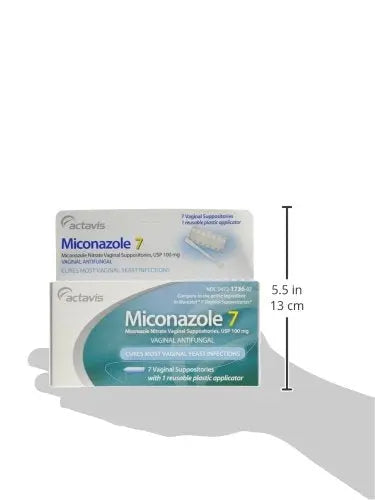 Miconazole 7 Day Vaginal Suppositories 100 mg - 7 ea Miconazole Au supplements