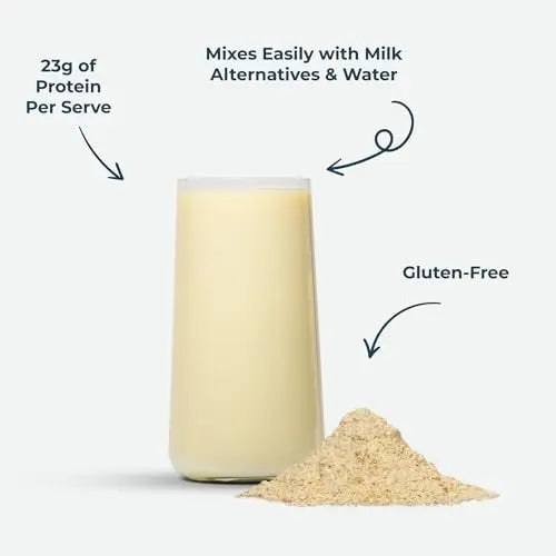 Kinetica Vanilla Flavour Plant Protein 1kg | Blend of Pea and Rice Protein | Vegan Kinetica Au supplements