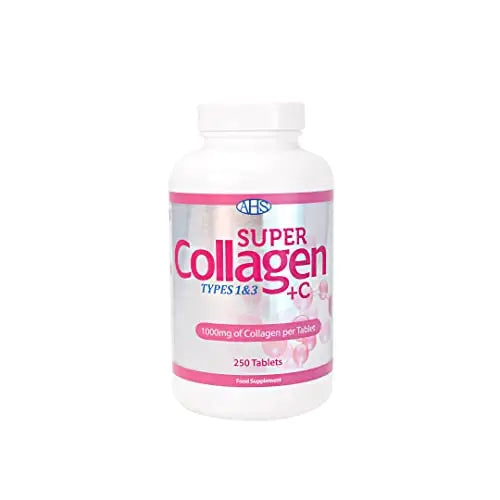 AHS Super Collagen Plus C Tablets - Pack of 250 Tablets (Also 120 + 90 Counts) 3 Sizes! 6000MG PER AHS Au supplements