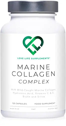 Wild-Caught Marine Collagen Complex Capsules with Hyaluronic Acid | 120 Capsules - 2 Month Supply LOVE LIFE SUPPLEMENTS Au supplements
