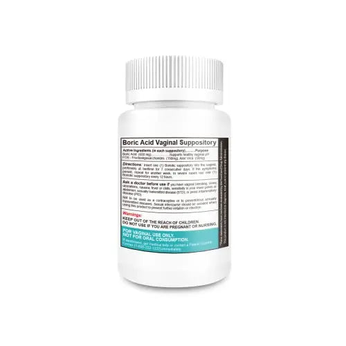 NutraBlast Boric Acid Vaginal Suppositories Complex w/Aloe Vera & FOS Prebiotic Enhancer NutraBlast Au supplements