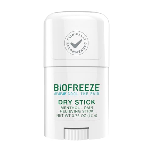 Biofreeze Dry Stick, Mess-Free Relief for Neck, Shoulder, Knee, Hip, Hand & Joint, Cooling Menthol Pain Relief Stick, Up to 100 Uses Biofreeze Au supplements