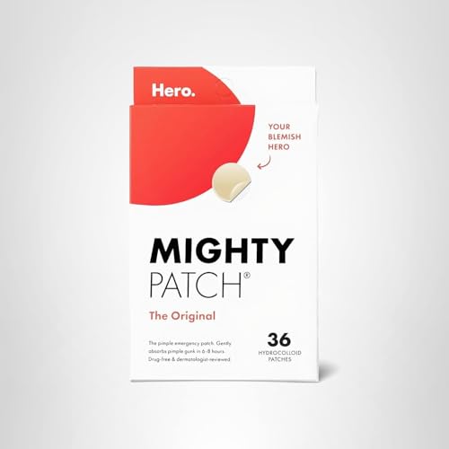 Mighty Patch Original Patch from Hero Cosmetics - #1 Hydrocolloid Acne Pimple Patches