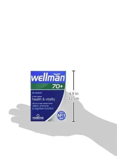Vitabiotics Wellman 70+ 30 Tabs Vitabiotics Au supplements