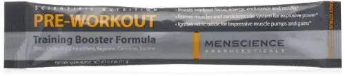MenScience Androceuticals Pre-Workout Training Booster Formula, 0.4 oz MenScience Au supplements