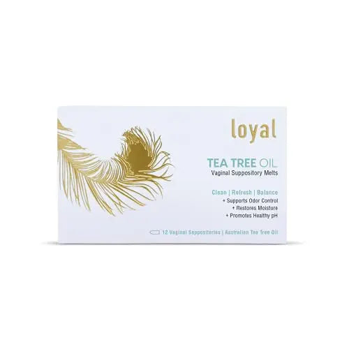 Loyal Tea Tree Oil - Suppository Melts - Supports Odor Control - Soothes Discomfort - Promotes Healthy pH Loyal Au supplements