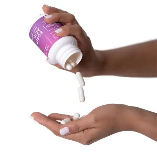 Seroflora Boric Acid Vaginal Suppositories for Women + 1 Suppository Applicator - Helps Seroflora Au supplements