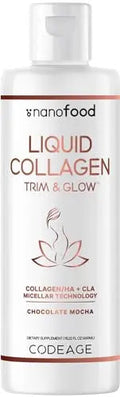Codeage Liquid Collagen Supplement Chocolate Flavor, Beauty Trim & Glow Liposomal Codeage Au supplements