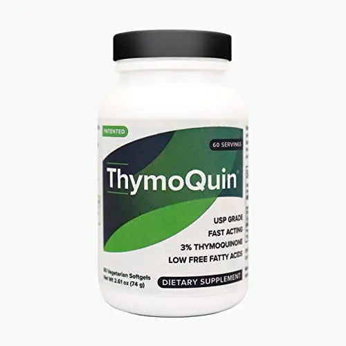 ThymoQuin Cold Pressed Black Seed Oil | Only Patented USP-Grade Clinically Researched ThymoQuin Au supplements