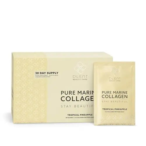 Plent Pure Marine Collagen Tropical Pineapple - Stay Beautiful - 5G Collagen Peptides Daily Plent Au supplements