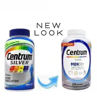 Centrum Men 50+ Multivitamin Tablet Age 50 and Older 275ct Centrum Au supplements