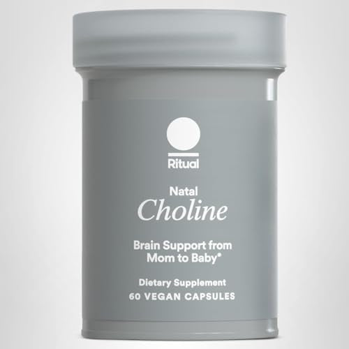 Ritual Natal Choline Supplement - 550mg - to Support Baby’s Cognitive Function When Taken During Pregnancy and Postpartum Choline Content in Breastmilk
