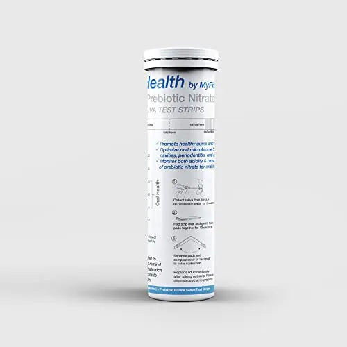 pH and Prebiotic Nitric Oxide Test Strip by MyFitStrip - Track and Monitor Saliva Alkalinity MyFitStrip Au supplements
