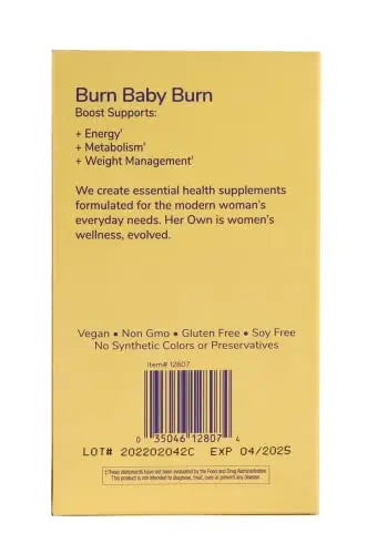 her own Boost, Helps Boost Energy, Supports Metabolism, Proprietary Thermogenic Blend her own Au supplements