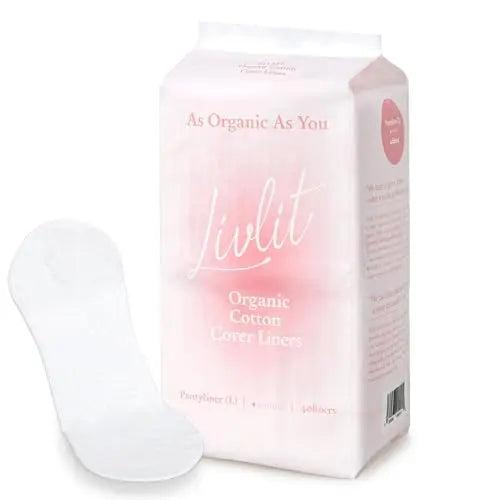 Livlit Ultra Thin Panty Liners Sanitary Pads, 100% Certified Organic Cotton from Texas, Light Absorbency LIVLIT Au supplements