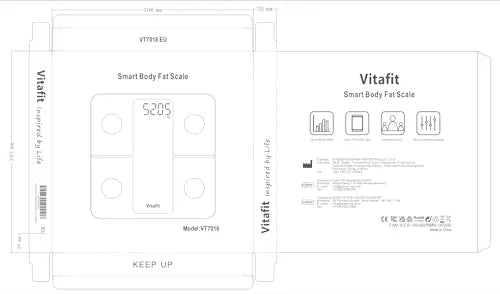 Vitafit Smart Scales for Body Weight and Fat Percentage, Weighing Professional Since 2001 Vitafit Au supplements