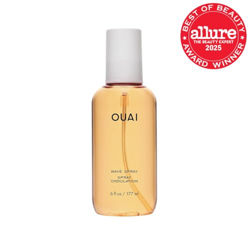 OUAI Wave Spray - Texture Spray for Hair with Coconut Oil & Rice Protein - Adds Texture, Volume & Shine for Beach Waves - Paraben Free, Safe for Color & Keratin-Treated Hair (6 fl oz) OUAI Au supplements