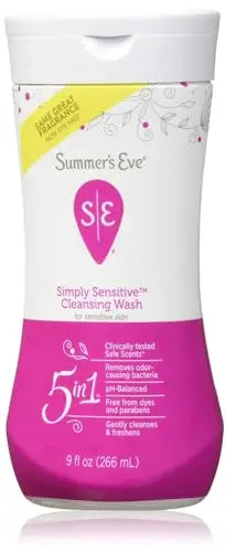 Summer's Eve Cleansing Wash | Simply Sensitive | 9 Ounce | pH-Balanced | Dermatologist & Gynecologist Summer's Eve Au supplements