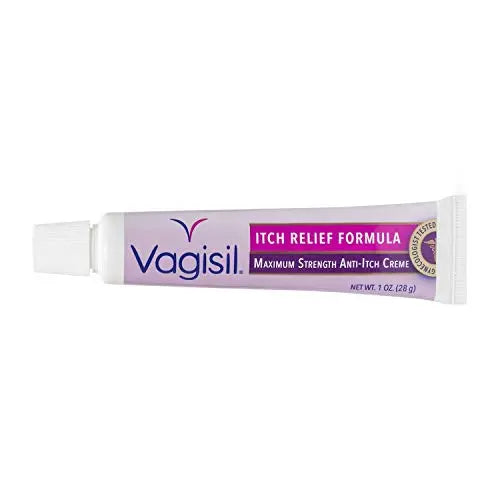 Vagisil Maximum Strength Feminine Anti-Itch Cream with Benzocaine for Women, Helps Relieve Yeast Vagisil Au supplements
