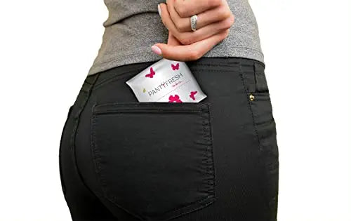to-Go Panty Kit Includes 4 Items Seamless Thong Underwear Fresh Wipe Pantyliner & Washbag Travel Panty Fresh Au supplements