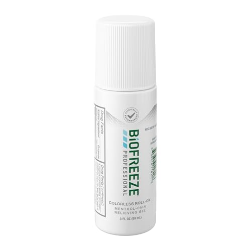 Biofreeze Professional Colorless Pain Relief Roll On, Knee & Simple Backache Relief, Arthritis Pain Reliever, Neck Pain Relief, Cooling Joint Pain Relief, Roll-On Menthol Gel 3 Fl Oz Biofreeze Au supplements