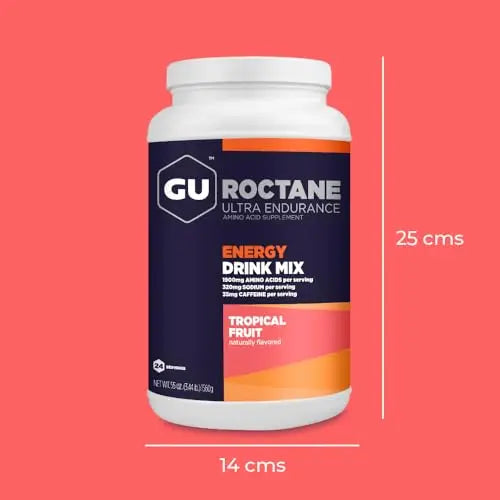 GU Energy Roctane Ultra Endurance Energy Drink Mix, 3.44-Pound Jar GU Energy Au supplements