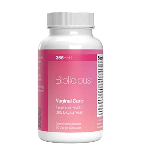 365 HER Biolicious Natural Vaginal Care Supplement (60 Capsules) | Neutralizes Odor and Reduces Discharge 365 HER Au supplements