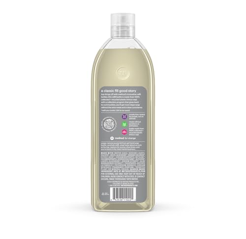Method Gel Hand Soap Refill, Vetiver + Amber, 34 Fl Oz (Pack of 1) (Packaging May Vary)