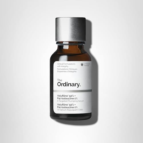 The Ordinary Volufiline 92% + Pal-Isoleucine 1% Plumping Anhydrous Serum, Facial Skincare for Loss of Volume, 0.5 Fl Oz