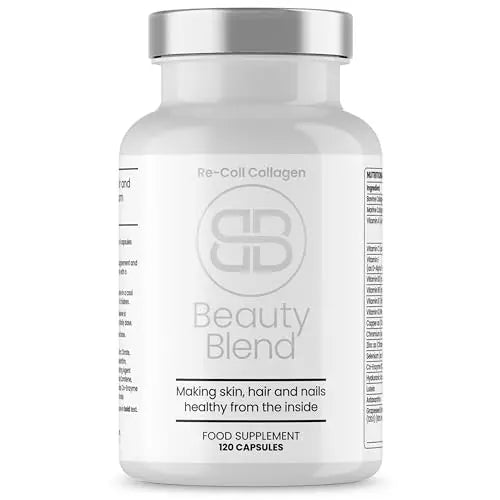Re-Coll 1200mg Collagen Capsules - High Strength Supplement with Hyaluronic Acid - for Hair Skin Re-Coll Au supplements
