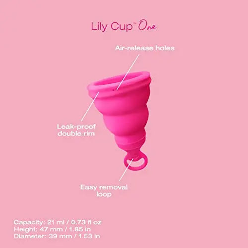 Intimina Lily Cup One - Collapsible Disposable Menstrual Cups for Beginners, Small Menstrual Cup INTIMINA Au supplements