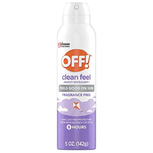 OFF! Clean Feel Insect Repellent Aerosol with 20% Picaridin, Bug Spray OFF! Au supplements