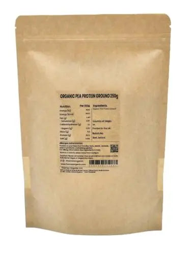 Thames Organic Organic Pea Protein Ground - Premium Vegan Supplement for Muscle Growth & Dietary Plans 250g Thames Organic Au supplements