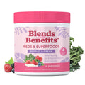 360 Nutrition Blends with Benefits Reds & Superfoods for Natural Antioxidants and Polyphenols, with Fruits & Veggies, Probiotics Digestion, Daily Energy - Berries & Cream - 30 Servings - TrustMedUSA