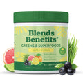 360 Nutrition Blends with Benefits Super Greens Powder w/Probiotics, Digestive Enzymes, Sugar & Gluten Free, Plant Based Superfood Drink Mix for Gut Health, Bloating, Immunity, Overall Health, 6.35 oz - TrustMedUSA