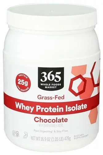 365 by Whole Foods Market, Chocolate Whey Protein Isolate, 16.9 Ounce - TrustMedUSA