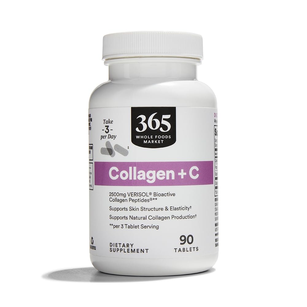 365 by Whole Foods Market, Collagen Verisol 2500Mg, 90 Count - Maple Wellness Supplements
