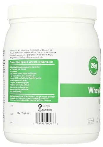 365 by Whole Foods Market, Unflavored Whey Protein Isolate, 15.1 Ounce - TrustMedUSA