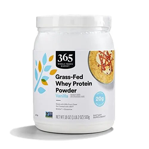 365 by Whole Foods Market, Vanilla Grass Fed Whey Protein, 18 Ounce - TrustMedUSA