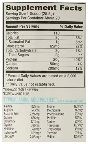 365 by Whole Foods Market, Vanilla Grass Fed Whey Protein, 18 Ounce - TrustMedUSA