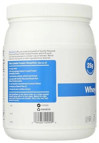 365 by Whole Foods Market, Vanilla Whey Protein Isolate, 15.9 Ounce - TrustMedUSA