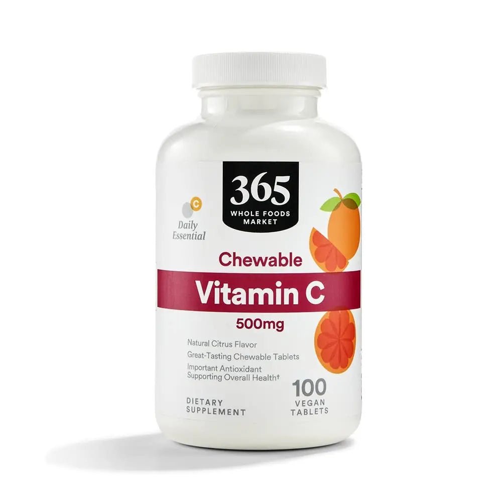 365 by Whole Foods Market, Vitamin C Chewable 500Mg, 100 Tablets - TrustMedUSA