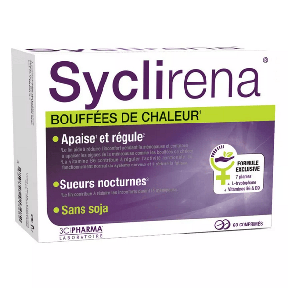3C Pharma Sycliréna Hot Flashes 60 tablets - TrustMedUSA