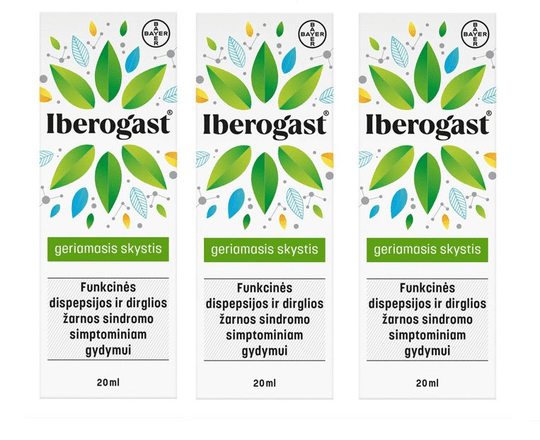 3x Iberogast 20ml Oral Liquid IBS Indigestion Abdominal Discomfort Dyspepsia - TrustMedUSA