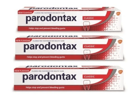 3X PARODONTAX CLASSIC Toothpaste for Bleeding Gums 75 Ml X 3 - TrustMedUSA