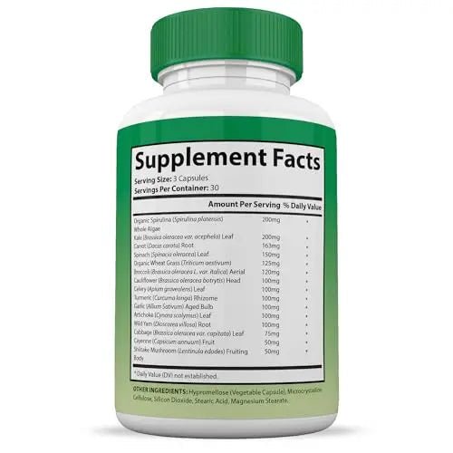 (4 Pack) Vital Fruits and Veggies Supplement Whole Food Red & Green Superfoods - TrustMedUSA