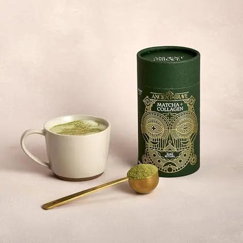 Ancient + Brave Matcha + Collagen 150g Tub - Lion's Mane Mushroom Powder Supplement Ancient + Brave Au supplements