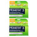 Monistat 3 Vaginal Antifungal Combination Pack - 3 Each, Pack of 2 Monistat Au supplements