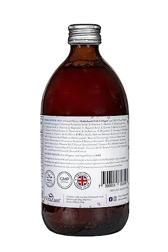 Diamond Elixir Marine Liquid Collagen Type 1 & 3 Hydrolysed Collagen Peptides 10000mg VitaZam Au supplements