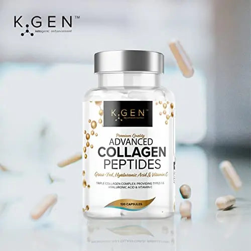 Pure Collagen Supplements Capsules Grass Fed Advanced Multi Collagen Peptides K GEN rejuvenation nutrition Au supplements